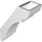 Ekena Millwork 4-in. W x 8-in. D x 12-in. H Olympic Architectural Grade PVC Knee Brace BRCP04X08X12OLY - alternate 4